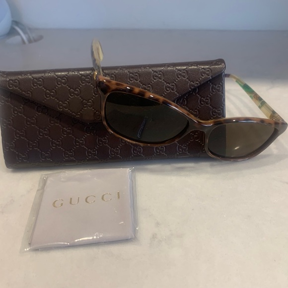 Gucci 3699 Havana Floral Crystal eyeglasses/sunglasses - Picture 7 of 8